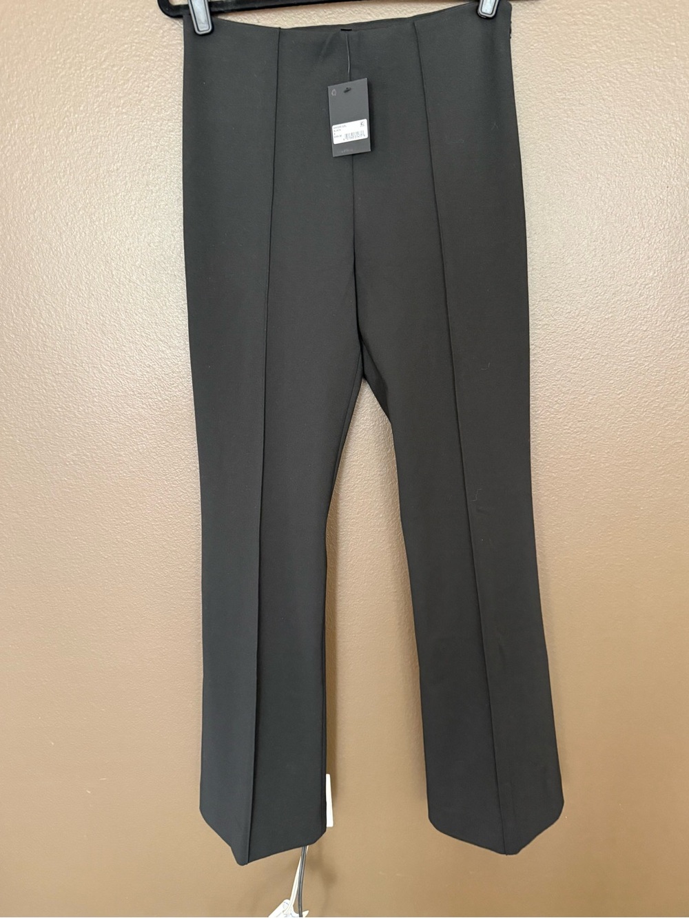 ATM Anthony Thomas Melillo Black Boot-Cut Pants